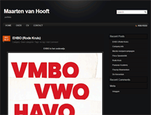 Tablet Screenshot of maartenvanhooft.nl